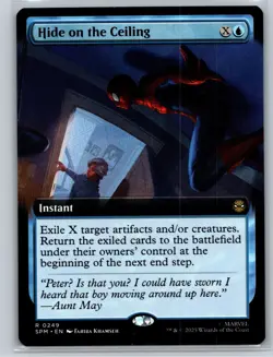 Magic: The Gathering - Spider-Man - Hide on the Ceiling - Extended Art Rare - Image 1