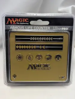 Magic the Gathering MTG Ultra Pro Gold Abacus Life Counter Premium Solid Metal - Image 1