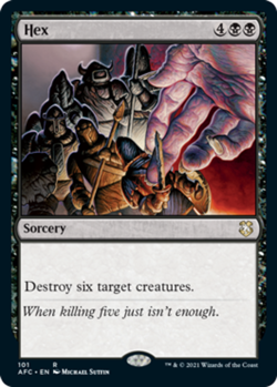 Hex - Commander: Adventures in the Forgotten Realms #101 MTG Magic The Gathering - Image 1