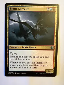 MTG Storm Skreelix 243/277 Innistrad: Midnight Hunt Magic The Gathering NM - Image 1