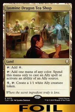 1x - Jasmine Dragon Tea Shop - FOIL - Avatar: The Last Airbender MTG - Image 1