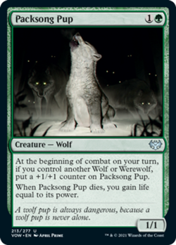 Packsong Pup - Innistrad: Crimson Vow - English - NM - MTG - Image 1
