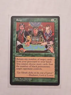 Reap - Tempest - MP - Uncommon - Instant - MTG - Image 1