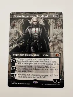 MTG Innistrad Remastered Sorin, Imperious Bloodlord M 0322 Borderless Regular NM - Image 1