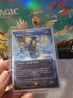 Snapcaster Mage Chocobo Track Print Foil Borderless Mtg NM #2 - Image 1