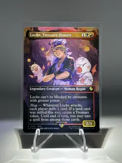 Locke, Treasure Hunter (Borderless Chocobo Track Foil) #475 Final Fantasy MTG - Image 1