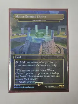 MTG Master Emerald Shrine - Command Tower (7030) (Rainbow Foil) Secret Lair Drop - Image 1