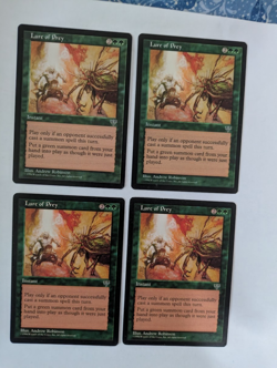 4 Lure of Prey Mirage MTG NM Free shipping with tracking - Image 1