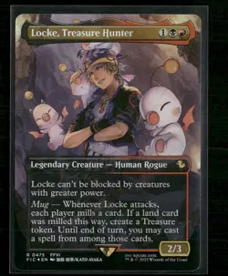 FINAL FANTASY Locke, Treasure Hunter (Borderless) (Chocobo Track Foil) #475 - Image 1