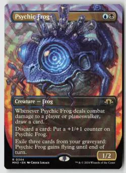 Psychic Frog (Borderless) Modern Horizons 3 (344) Normal - MTG - Image 1