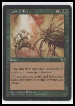 🦁 MTG Lure of Prey - Mirage - Rare (Regular) - Image 1