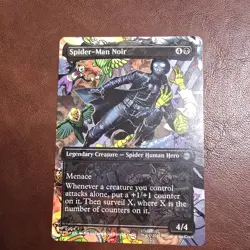 Spider-Man Noir - Borderless Marvel's Spider-Man MTG #204 - Image 1