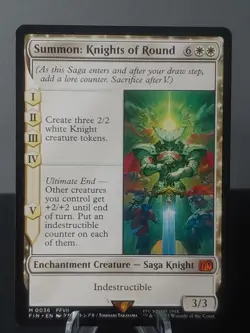 0036 Summon: Knights of Round Magic The Gathering Final Fantasy - Image 1