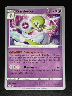 Gardevoir 061/198 Pokemon 2023 World Championships Deck variant Chilling Reign G - Image 1