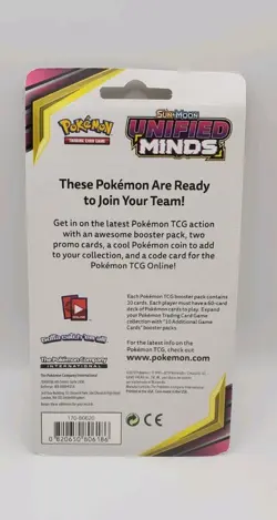 Pokemon Unified Minds Checklane Blister- Espeon Promo- Sealed New 2019 - Image 2