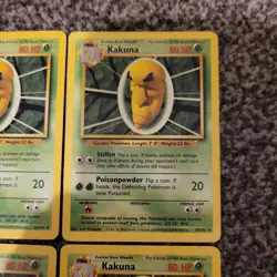 Pokemon TCG Kakuna Base Set 33/102 Regular Unlimited Uncommon - Image 1