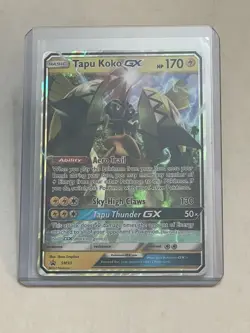 Pokemon TCG Tapu Koko GX SM33 Sun & Moon Black Star Promo 2017 - Image 1