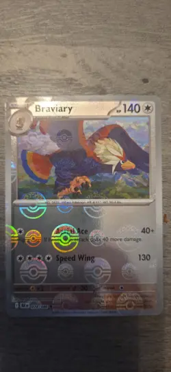 Pokemon TCG Braviary (Poke Ball Pattern) 078/086 Sv: Black Bolt Holo NM - Image 1