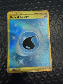 NM Basic Water Energy - 279/193 - Hyper Rare Pokemon Paldea Evolved - Image 1