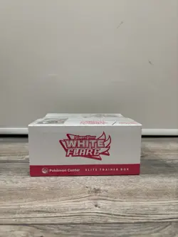 Pokemon Center White Flare Elite Trainer Box ETB Factory Sealed - Image 5