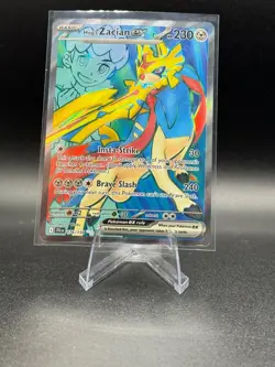 Pokemon TCG Hop's Zacian ex 176/159 Sv09: Journey Together Holo - Image 1