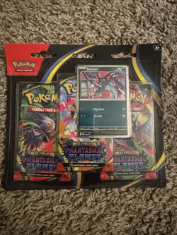 Pokemon Phantasmal Flames - Sneasel 3-Pack Booster Blister Factory Sealed - Image 1