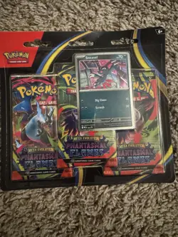 Pokemon Phantasmal Flames - Sneasel 3-Pack Booster Blister Factory Sealed - Image 1