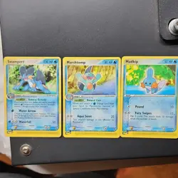 Pokemon Swampert Marshtomp Mudkip 23/109 41/109 60/109 EX Ruby & Sapphire TCG - Image 1