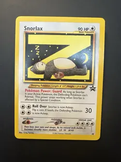 Snorlax Z Black Star Promo #49 Basic Pokemon Card TCG WOTC League Lightly Played - Image 1