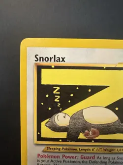 Snorlax Z Black Star Promo #49 Basic Pokemon Card TCG WOTC League Lightly Played - Image 2