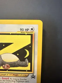 Snorlax Z Black Star Promo #49 Basic Pokemon Card TCG WOTC League Lightly Played - Image 3