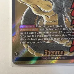 Shenron FB07-097 Leader Gold Manga Booster 02 Dragon Ball Card English - Image 3