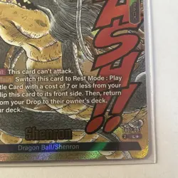 Shenron FB07-097 Leader Gold Manga Booster 02 Dragon Ball Card English - Image 4