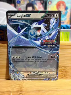 LUGIA ex 082/131 Prismatic Evolutions Stamped Pokemon Card TCG Near Mint - Image 1