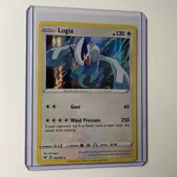 Pokemon Card Lugia Holo Rare 132/185 Vivid Voltage 2020 LP-NM - Image 1