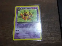 Dark Kadabra Pokemon TCG WOTC Team Rocket NON- Holo Rare Card 39/82 NM/LP - Image 1