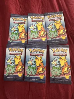Lot of Pokemon Cards and 6x 25th Anniversary McDonalds Packs Sealed - Image 5