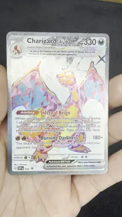 Pokemon Charizard ex SVP 056 Black Star Promo Holo Scarlet & Violet Card - NM - Image 2