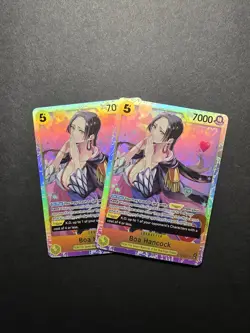 One Piece Card Game (2x) Boa Hancock PRB02-017 SR English Near Mint Condition - Image 1