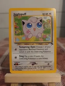 Pokemon TCG Jigglypuff Card Southern Islands, Non-Hologram, #8/18 - Image 1