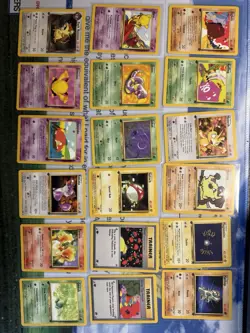 Pokemon 1st Edition Team Rocket 18 Card Common Lot NM/NM+ - Image 1