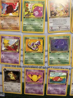 Pokemon 1st Edition Team Rocket 18 Card Common Lot NM/NM+ - Image 3