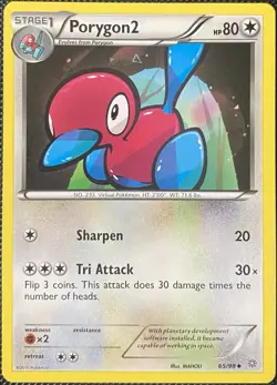 Porygon 2 65/98 XY - Ancient Origins Regular - Pokemon Card - Image 1