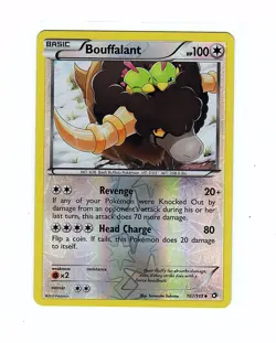 Bouffalant 107/113 Legendary Treasures Reverse Holo - Pokemon Card LP - Image 1
