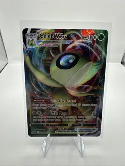 Celebi VMAX 008/198 Chilling Reign Ultra Rare Holo Pokemon Card NM - Image 1