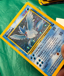 Articuno - 2/62 - Pokemon Fossil Unlimited Holo Rare WOTC MP/HP Card - Image 3
