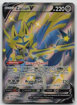 Zacian V (Shiny) - Promo SWSH: Sword & Shield Promo Cards SWSH292 NM - Image 1