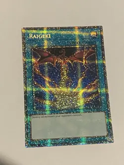 MP25-EN015 Raigeki Alt Art Starlight Rare 1st Edition YuGiOh Card - Image 1