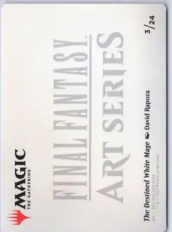 The Destined White Mage Scene Art Card S Art Series: FINAL FANTASY 3 NM - Image 2