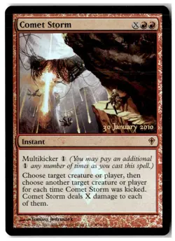 MTG Foil Comet Storm - Prerelease Cards Moderately Played English - Image 1